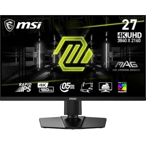 MSI MAG 274UPF E2 27 Inch UHD Gaming Monitor - 3840 x 2160 Rapid IPS Panel, 160 Hz/0.5ms (GtG, Min.), 133% sRGB Colour Gamut, Frameless Design, VESA DisplayHDR 400 - DisplayPort 1.4a, HDMI, USB Type-C