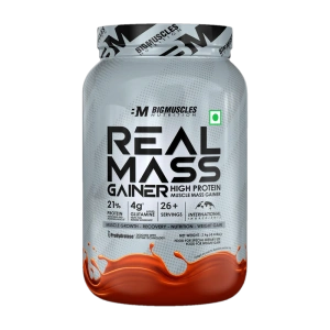 BIGMUSCLES NUTRITION Real Mass Gainer | Added Glutamine, BCAA | H...more