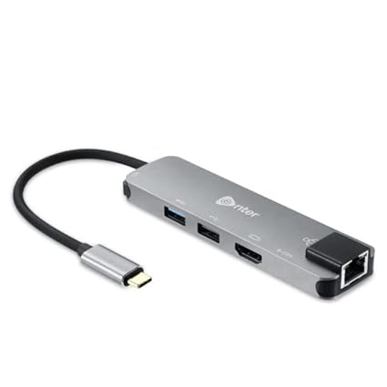 Enter Type C to 5 in 1 Hub (E-C5H)