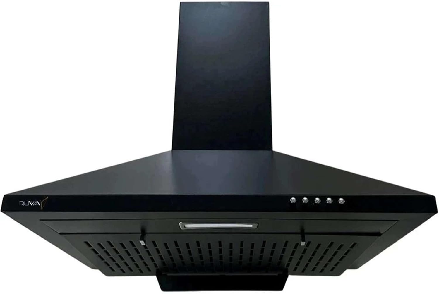 RUWA GARNET 60 cm Filterless Wall Mounted Kitchen Chimney Black | 1000 CMH Suction Power | Auto Clean | 3 Speed Push Button Control | Low Noise | For 2–4 Burner Gas Stoves