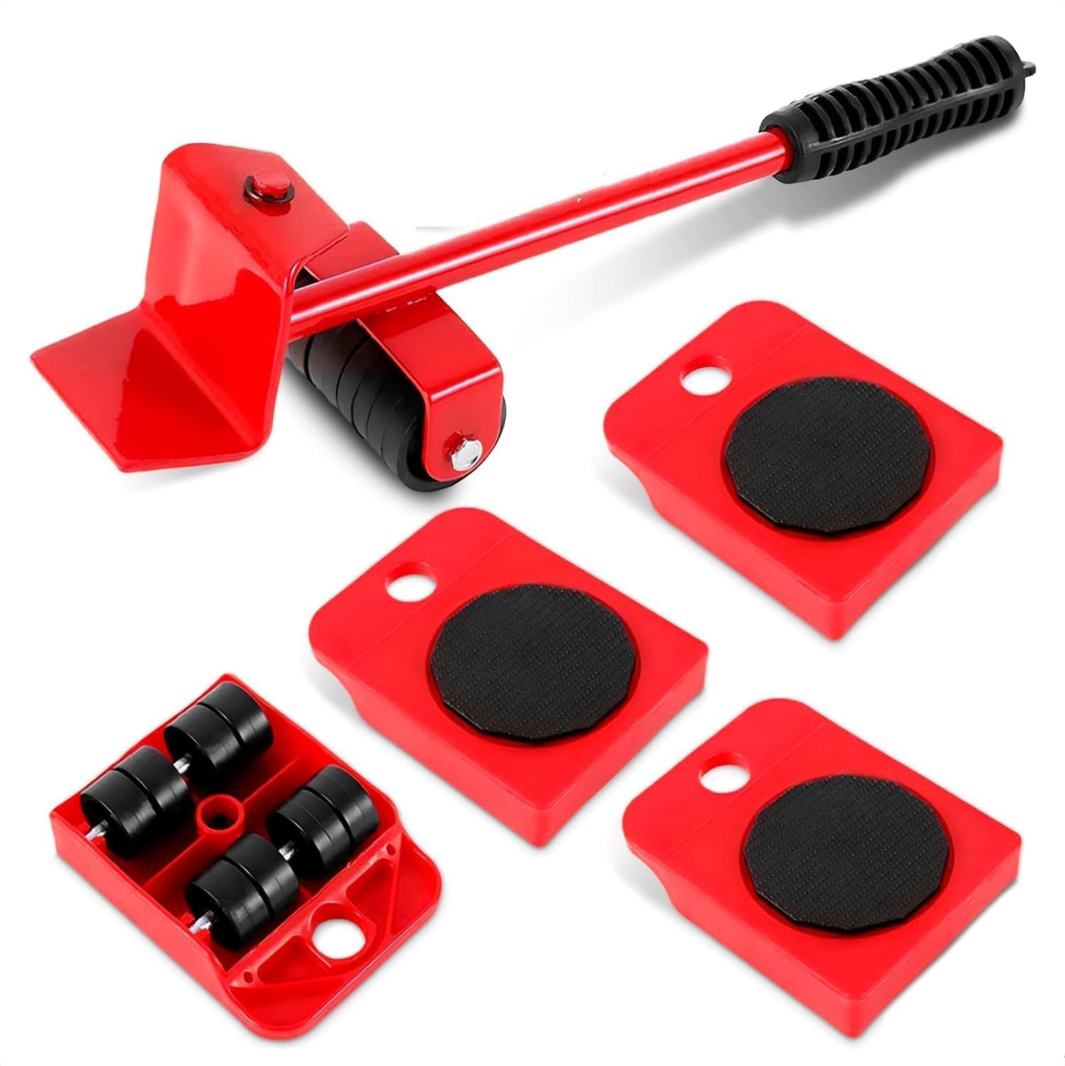 Heavy Furniture Lifter and Mover Tool Set with Wheels, Furniture Shifting Roller Sliders for Bed Sofa Fridge Washing Machine, Heavy Duty Appliance Moving Tool for Home