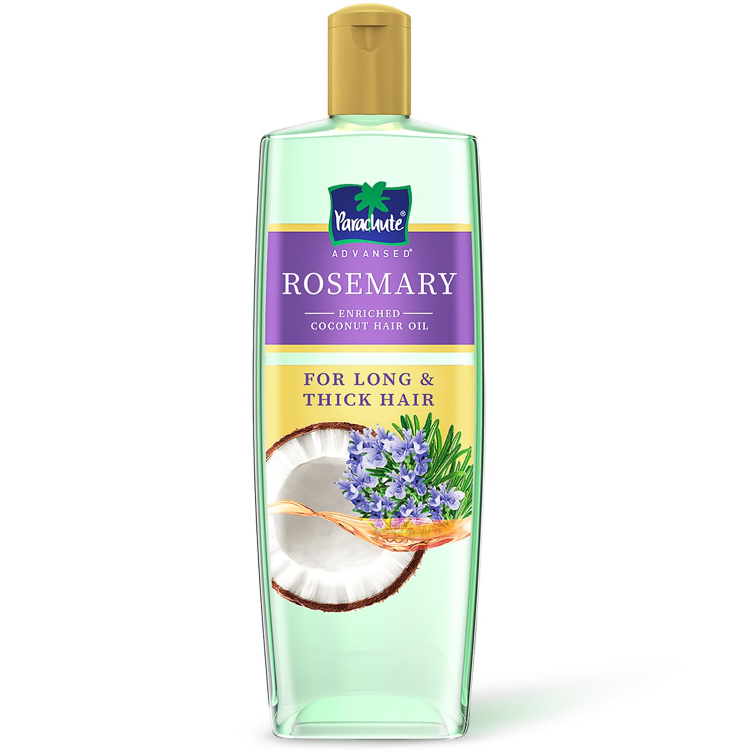 Parachute Advansed Rosemary-enriched Coconut Hair Oil | Rosemary Hair Oil| Superfoods Magic| Long & Thick Hair|300 Ml
