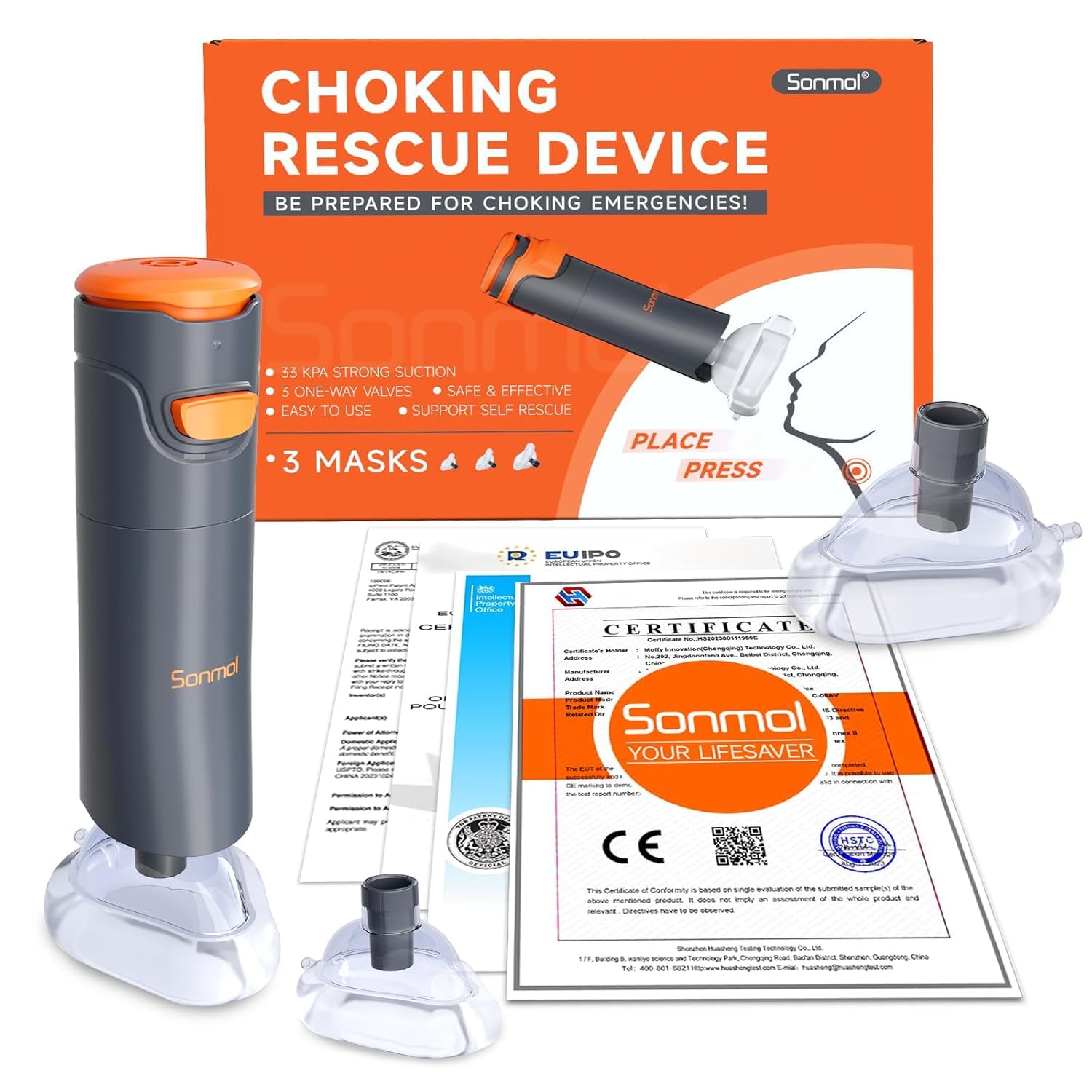 Sonmol Portable Anti Choking Device for Kids with 33...