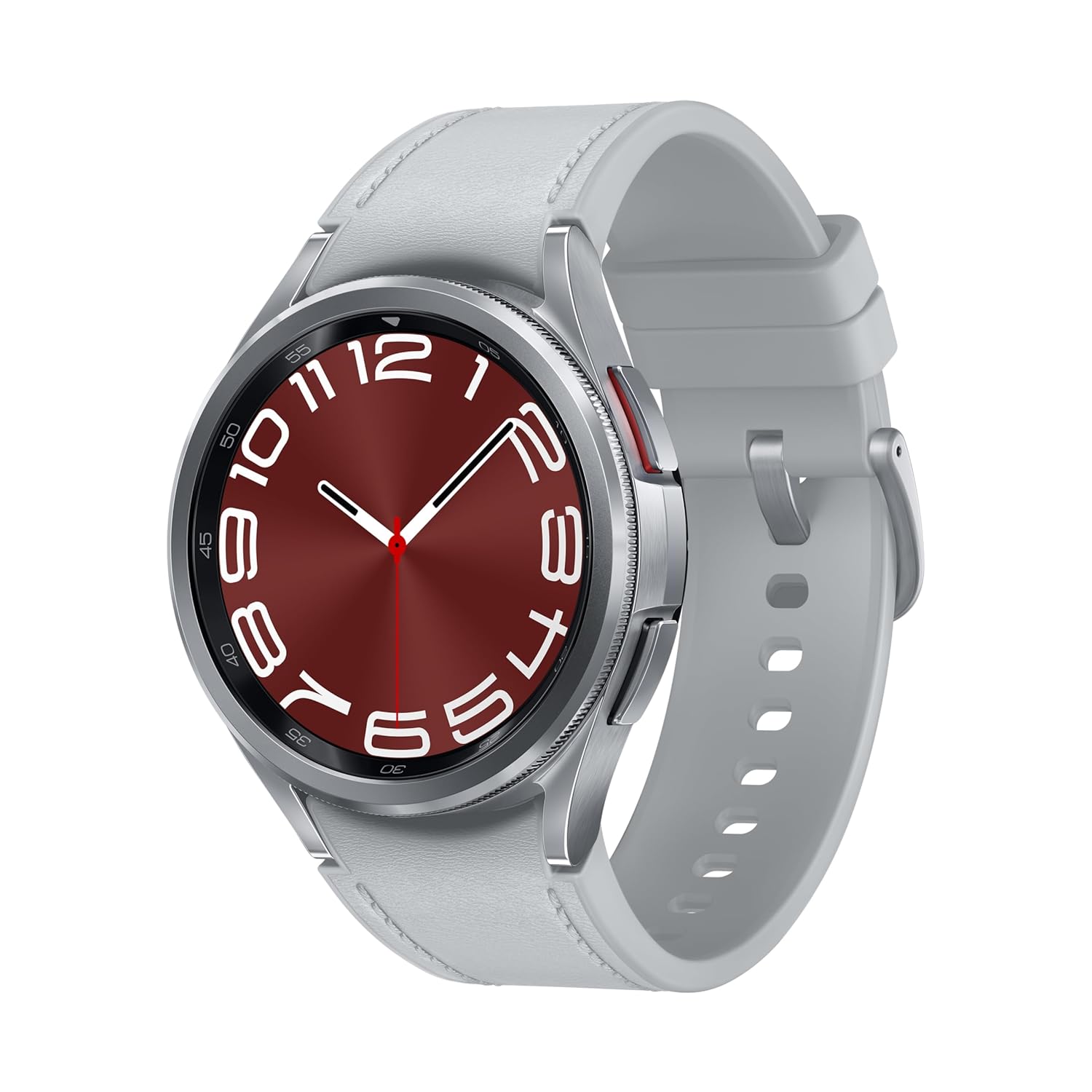 Samsung Galaxy Watch6 Classic (Smartchoice) (Silver, 43mm) | Rotating Bezel | Bluetooth | Monitor BP and ECG | Track Sleep and Health | Upto 40hrs Charge with Fast Charging | Galaxy Ecosystem | IP68