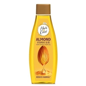 Hair & Care Almond, Vitamin E & B5 Non-Sticky Hair Oil - 500ml | Up to 90% Less Hair Fall | Frizz Control | Smooth & Glossy Hair