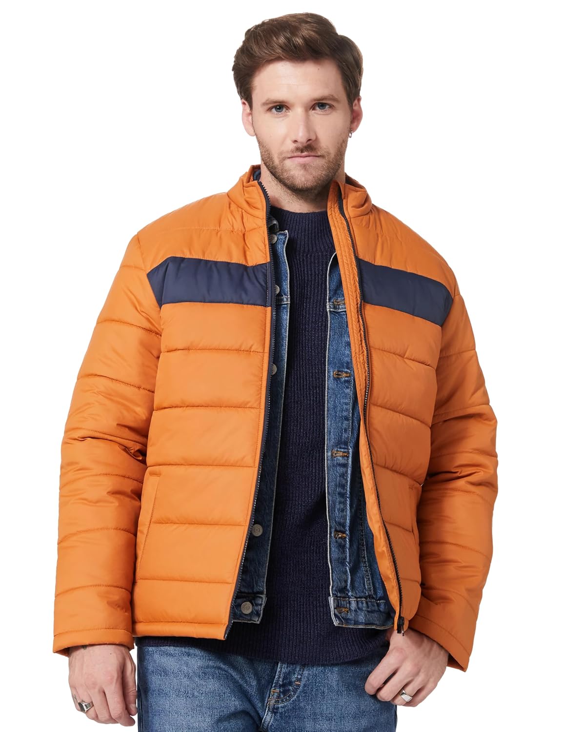 Amazon Brand - Symbol Men Quilted Bomber Jacket (Previously House & Shields)