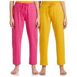 Amazon Brand - Symbol womens Cotton Ankle Length Regular Fit Pyjama set (Available in Plus Sizes)