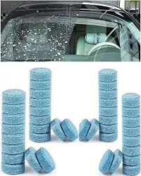 AutoGleam 10 pcs Car Windshield Cleaning Tablets, Car Glass Cleaner Tablet Concentrate Vehicle Glass Cleaner (10 g)