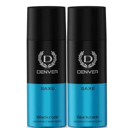 DENVER Saxe Deodorant 150ML(Pack of 2) Long Lasting Deo for Men & Boys