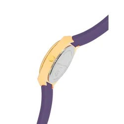 French Connection 3 Hands Purple Dial Round Sunray Analog Watch for Women - FCS07PR