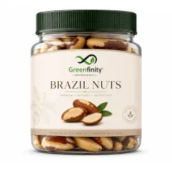 GreenFinity Brazil Nuts 100g | Premium Whole Brazil Nuts | Nutritious Dry Fruit for Snacking, Breakfast & Everyday Use