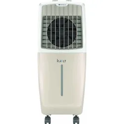 Havells Kalt 24L Personal Air Cooler for home | Powerful Air Delivery | Low Noise, Knob Panel | Everlast Pump | 4 Way Air Deflection | High Density Honeycomb Pads | Heavy Duty (White/Champagne Gold)