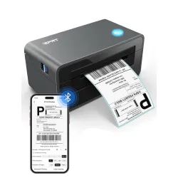 iDPRT Bluetooth Thermal Label Printer, 4x6 Inch Thermal Shipping Label Printer for USB / Phone, Support Windows / Mac / iOS / Android, Thermal Printer for Small Business and Shipping Package