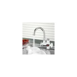 Instant Electric Water Heater Faucet Tankless Hot Water Heater for Kitchen&Bathroom, Energy-Efficient with LED Electric Head Water Heater For Home