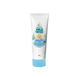 Johnson's Milk + Rice Cream, with Milk extracts and Vitamin E to Replenish Moisture, pH Balanced, 200gm, White