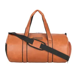 Lavie Athlete Gym PU Zipper Closure Women's Backpack (Orange,Medium)