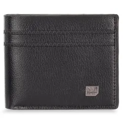 Lavie Sport Arthur Bi-Fold Wallet for Men|2 Currency compartments|Holds Upto 4 Credit/ATM Cards|Transparent ID Slot|12 Months Warranty|Box Packaging for Gifting