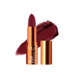 Mila Beauté Bold & Matte Long-Lasting Lipstick | Highly Pigmented Soft Matte Finish | Lightweight & Hydrating with Jojoba Oil | Shade - (End Of Story 4.2g)