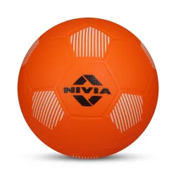 Nivia Home Play Football for Kids, Soft & Lightweight Toy Ball, Safe for Indoor Play, Size - 3 (Orange), Pack of 1