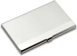 Online Atrangi Store 6 Card Holder (Set of 1, White)