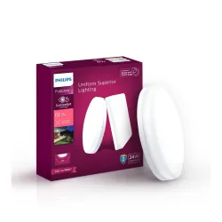 Philips Rimless Full Glow 24-Watt Round LED Surface Downlighter for Ceiling Natural White Light for Home & Hall | Pack of 1