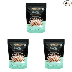 Popular Roasties Dry Roasted Almond Classic Salted, 500 Gm (Pack of 3)