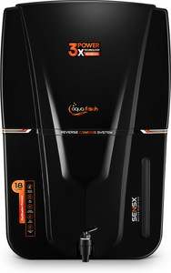 Aqua Frisch Prime Audi 18 L RO + UV + UF + Copper + TDS Control Water Purifier (Black)
