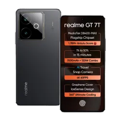 realme GT 7T (IceSense Black, 256 GB) (8 GB RAM)