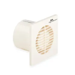 RR Signature Vento Axial 100 MM Exhaust Fan for Bathroom, Kitchen, and Office, Noiseless, Guard, and Anti-Rust Body (White), 3 Year Warranty