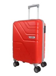 Trumpkin Suitcase 360 Degree Small Suitcase / Cabin-Luggage / 22' inch / Size 55 cm / Hard-Sided Luggage Trolley Bag/Model-Z / 360 Rotating / 8 Wheels (Red)