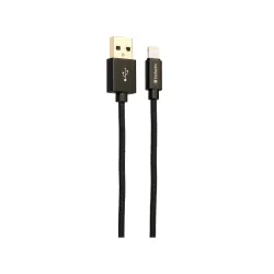 Verbatim 200 cm Step-up Lightning cable Black (Lightning 8-pin devices); 78.7 Inch