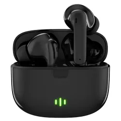 YW16 Truly Wireless Earbuds TWS ANC & High Bass Upto 40 Hrs Playtime Bluetooth V5.4 Quad Mics with AI-ENC 40ms Low Latency Gaming Breathing LED Lights