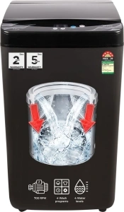 Midea 7.5 kg Fully Automatic Top Load Black (MWMTL075FP0PNMB)
