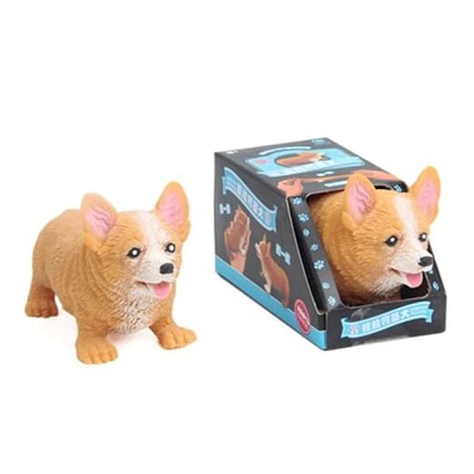Geekmonkey Corgi Decompression Squishy Doggy - Dog Stress Relief and Fidget Toy