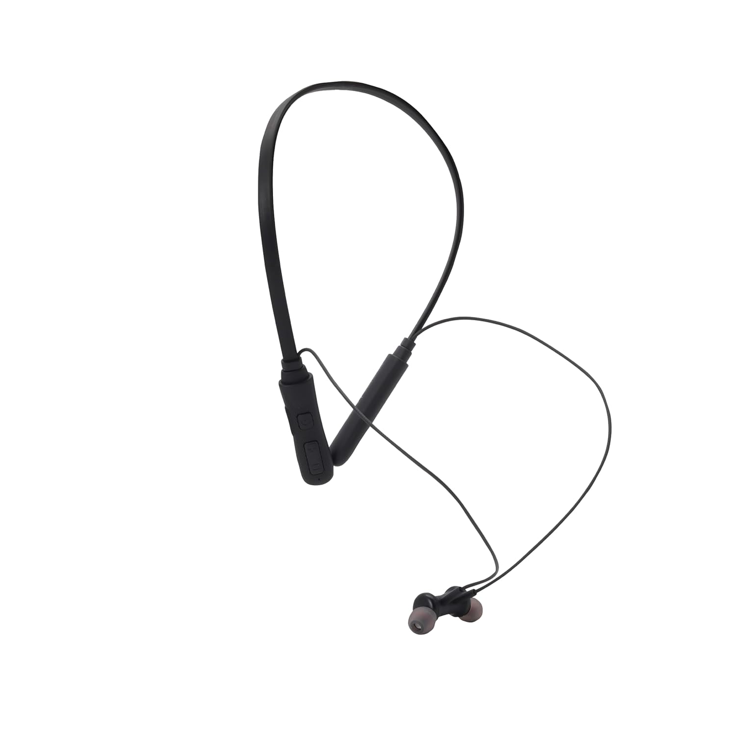 JUST CORAECA Stallion Sigma Wireless Bluetooth 5.3 Neckband | 10mm Drivers | Deep Bass Stereo Sound | 30 Hours Playback | Type-C Fast Charging | Low Latency with Mic for Music, Gaming & Calls (Black)