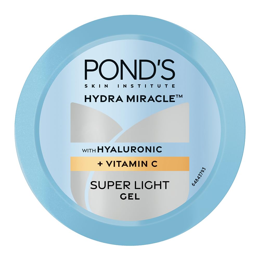 Ponds Hydra Miracle Super Light Gel with Hyaluronic Acid & Vitamin C - 200g