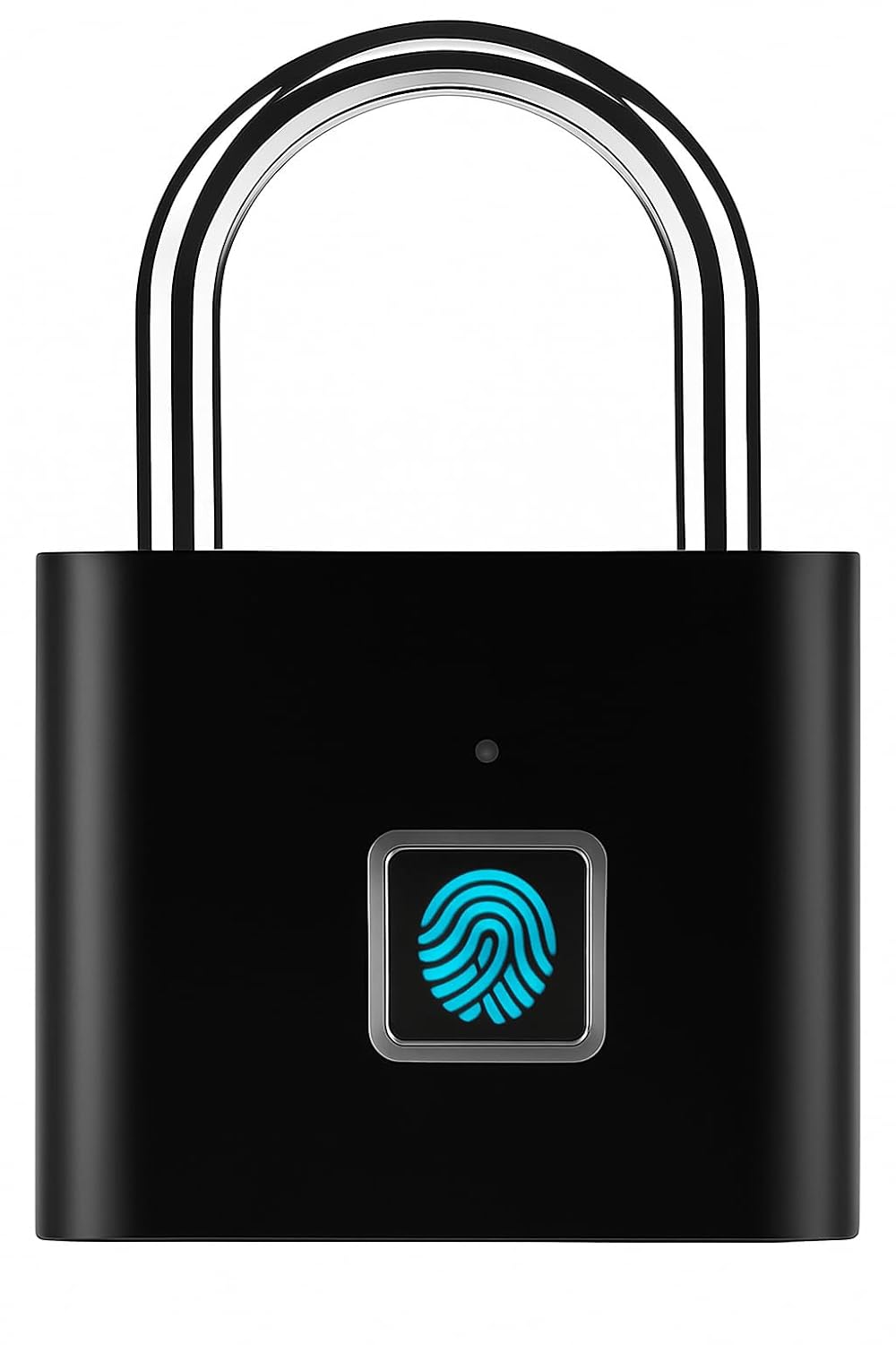 JASIFS Smart Lock Fingerprint Biometric Padlock | Keyless&Password-Free Access | Stores 20 Fingerprint | Waterproof Metal Lock for Home,Office Security