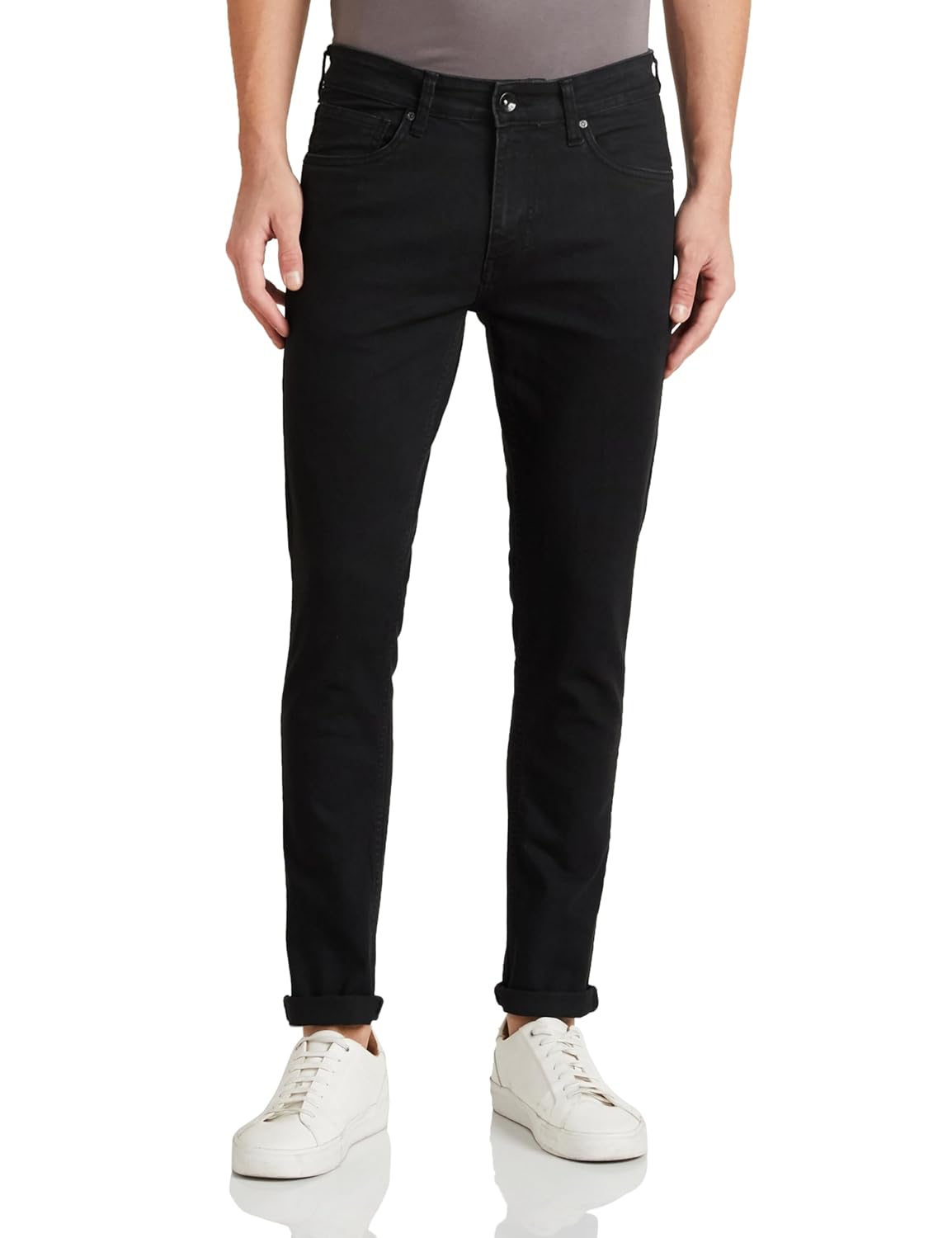 Amazon Brand - Symbol Men's Cotton Rich Stretchable Skinny Fit Jeans Casual Denim