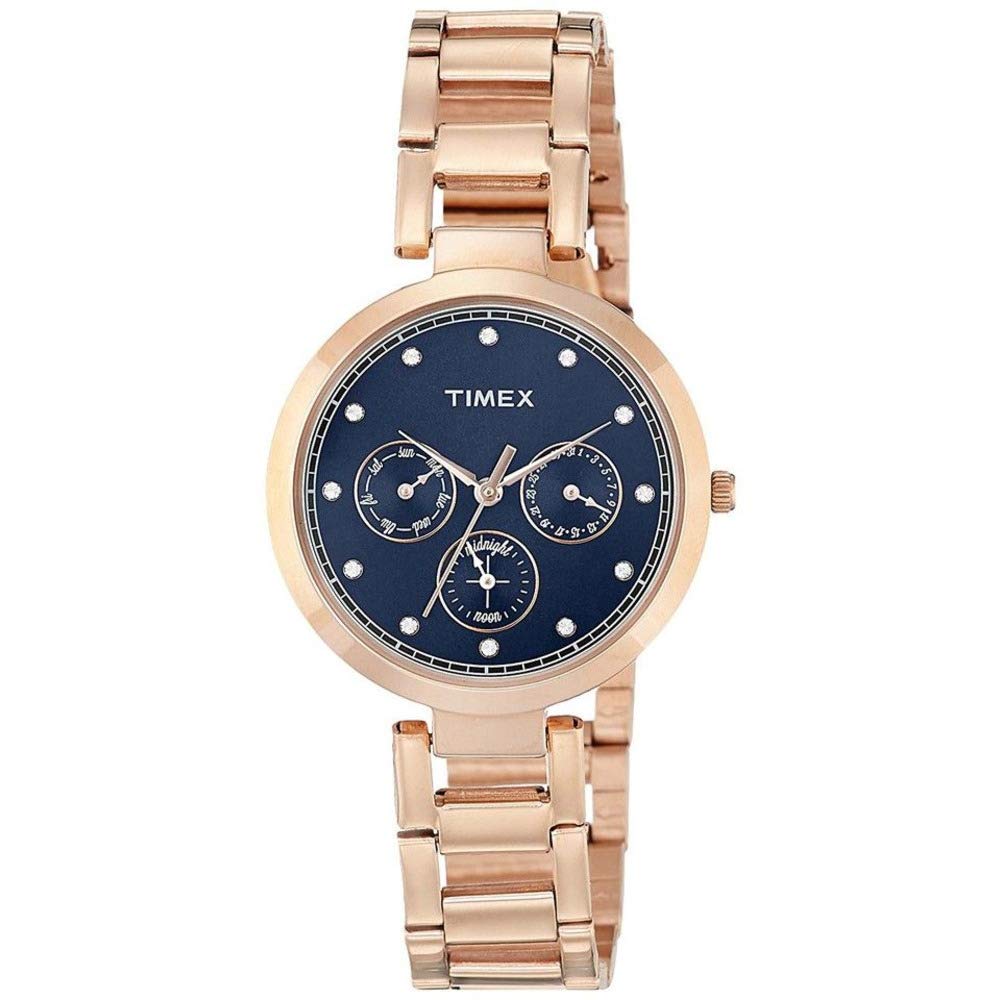 TIMEX Analog Watch for Women with Round Dial & Water Resistant Women's Wrist Watches