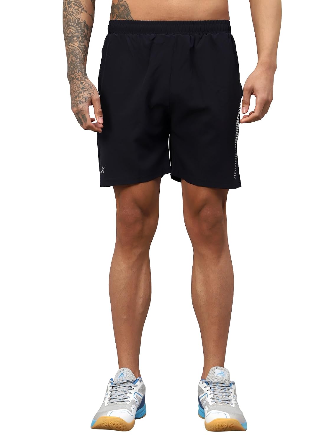 Vector X OMS-177 Men's Active Wear Sports Shorts Regular Fit Solid Polyester Shorts for Running Gym Training Casual Comfortable and Lightweight Bottom