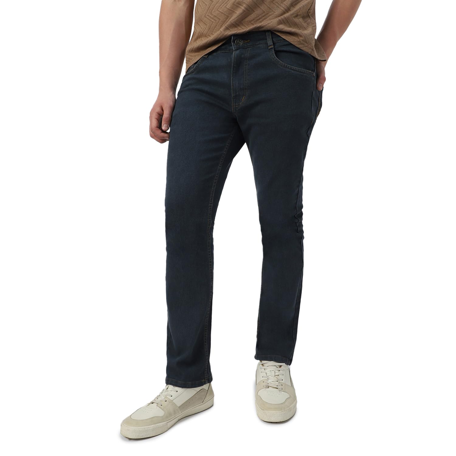 Neostreak Men's Washed Bootcut Jeans Stretchable