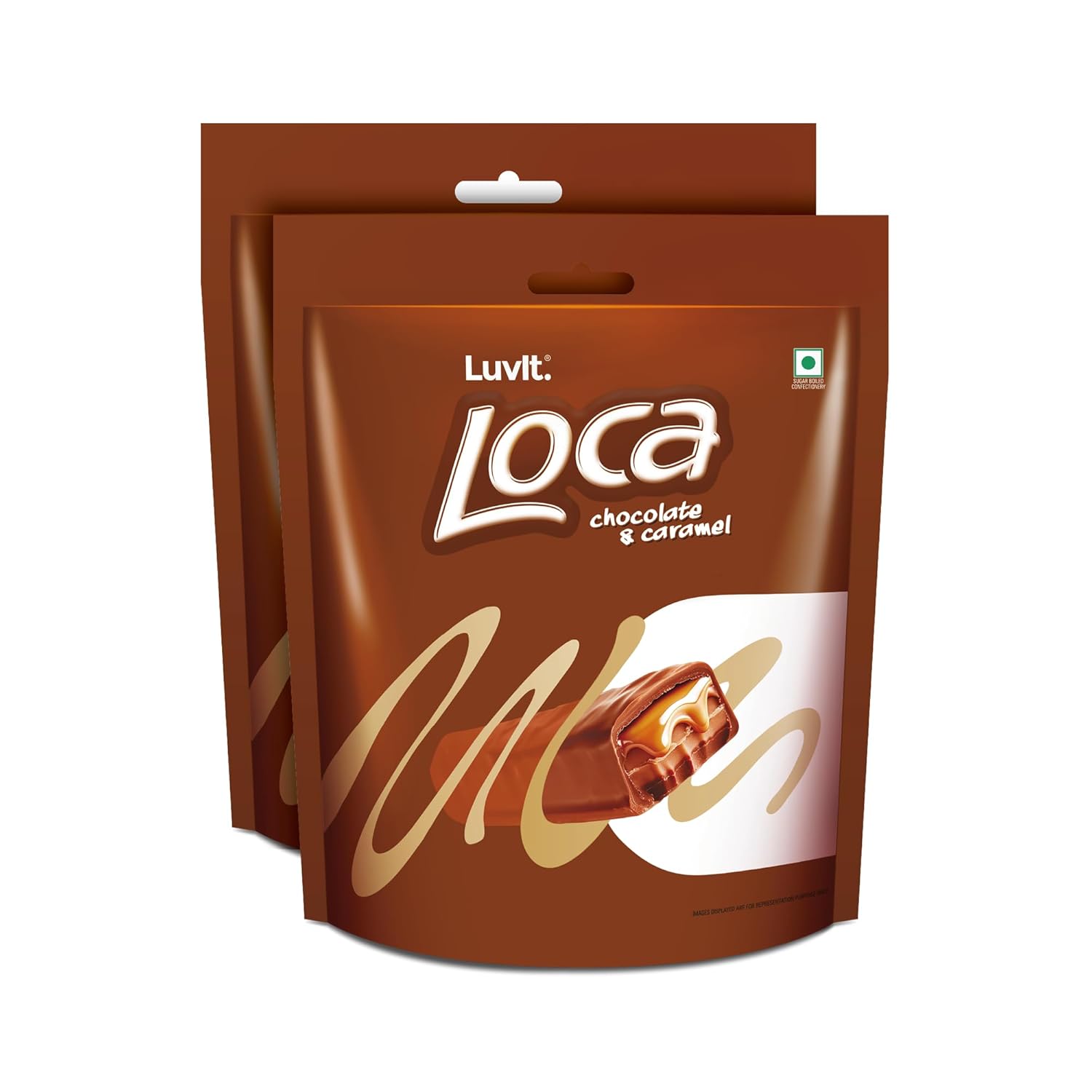 LuvIt. Loca Home Delight Chocolate Caramel Bar with Nougat | Premium Chocolate Bars | Ideal for Sharing and Gifting | Perfect for Celebrations and Special Occasions | Pack of 1 – 200g