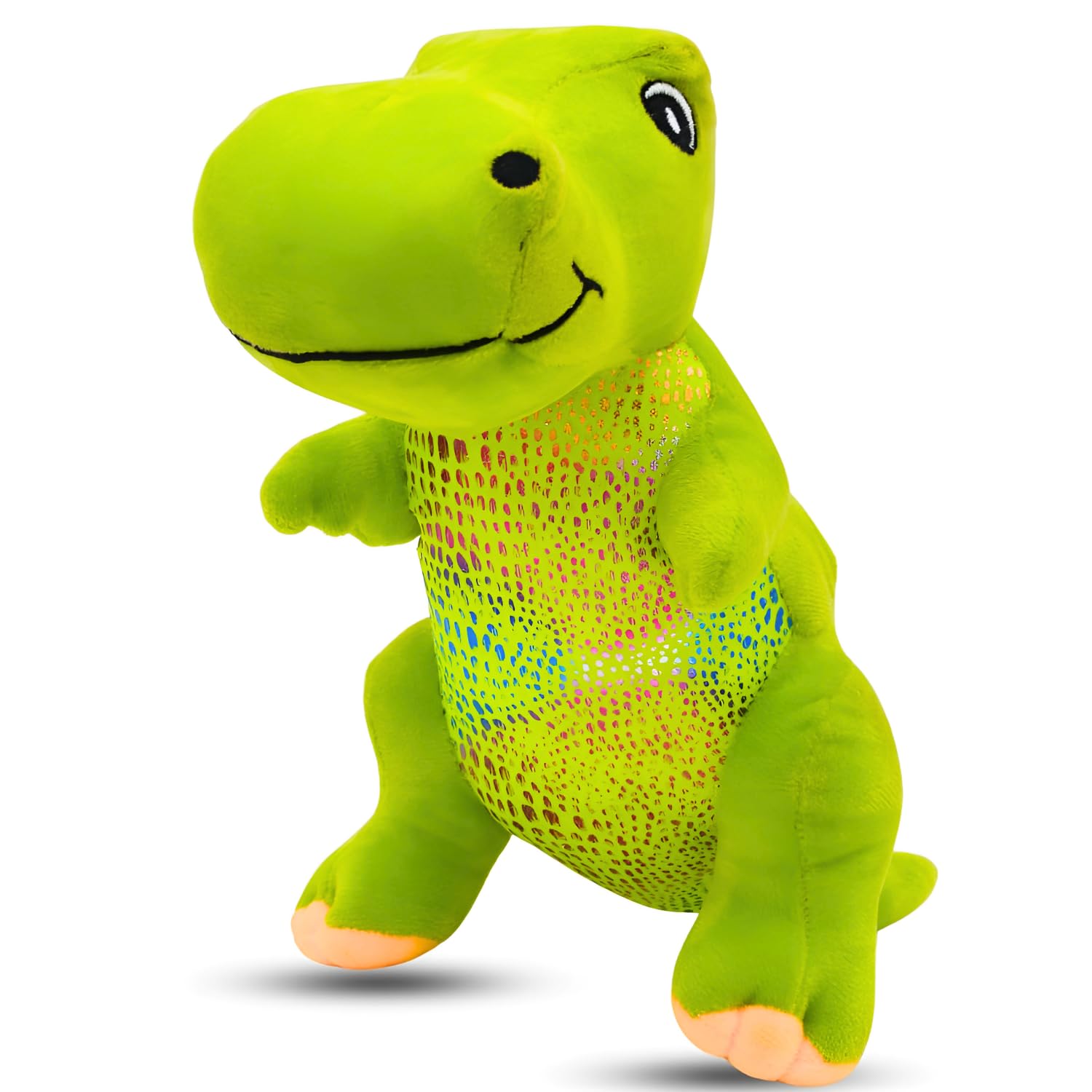 Mini Steps Ultra-Soft Washable Plush Toy for Kids – Safe & Non-Toxic Stuffed Animal, Cuddly Teddy Bear, Perfect Gift for Babies & Toddlers, Cute & Durable Soft Toy for Boys & Girls - Dino
