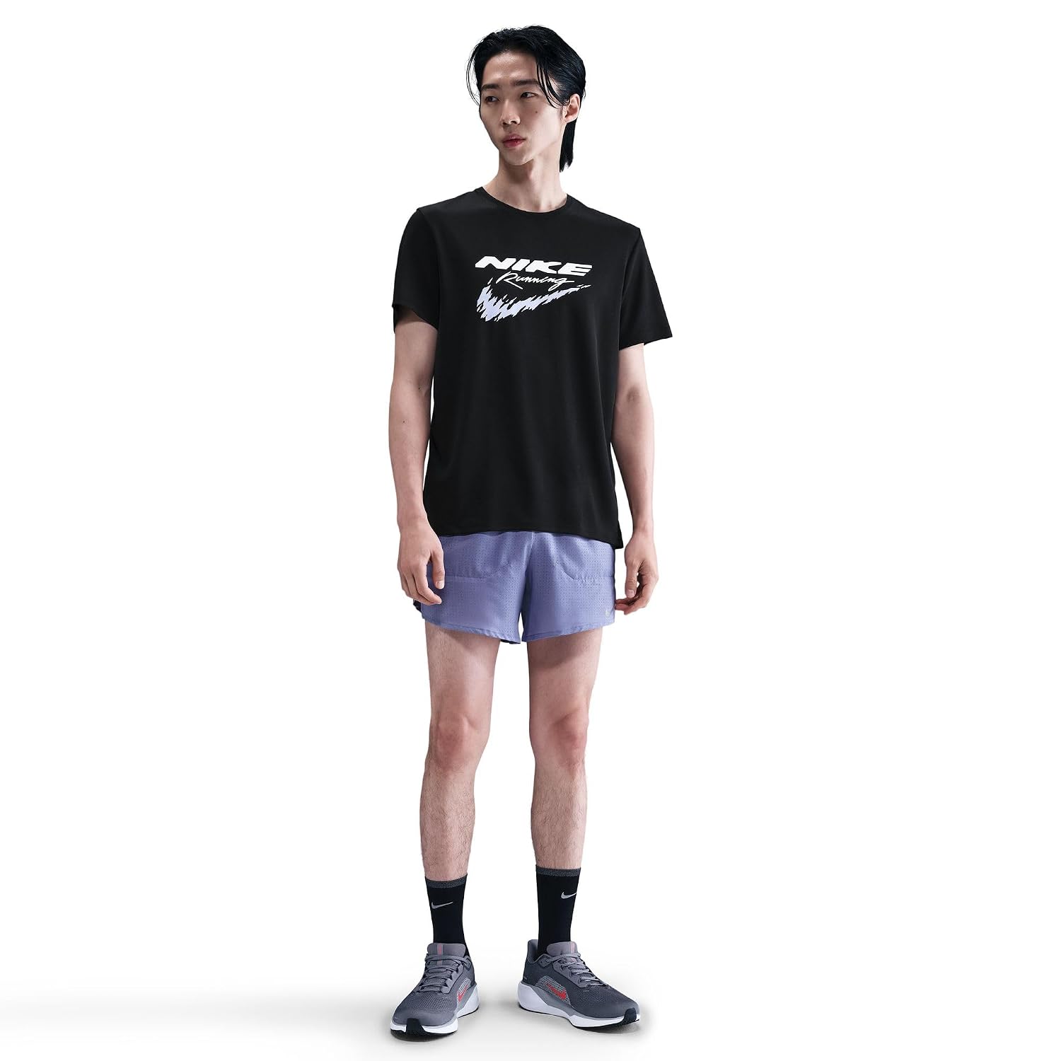Nike Mens Rn Enrgy Miler Dri Fit Uv Running Top