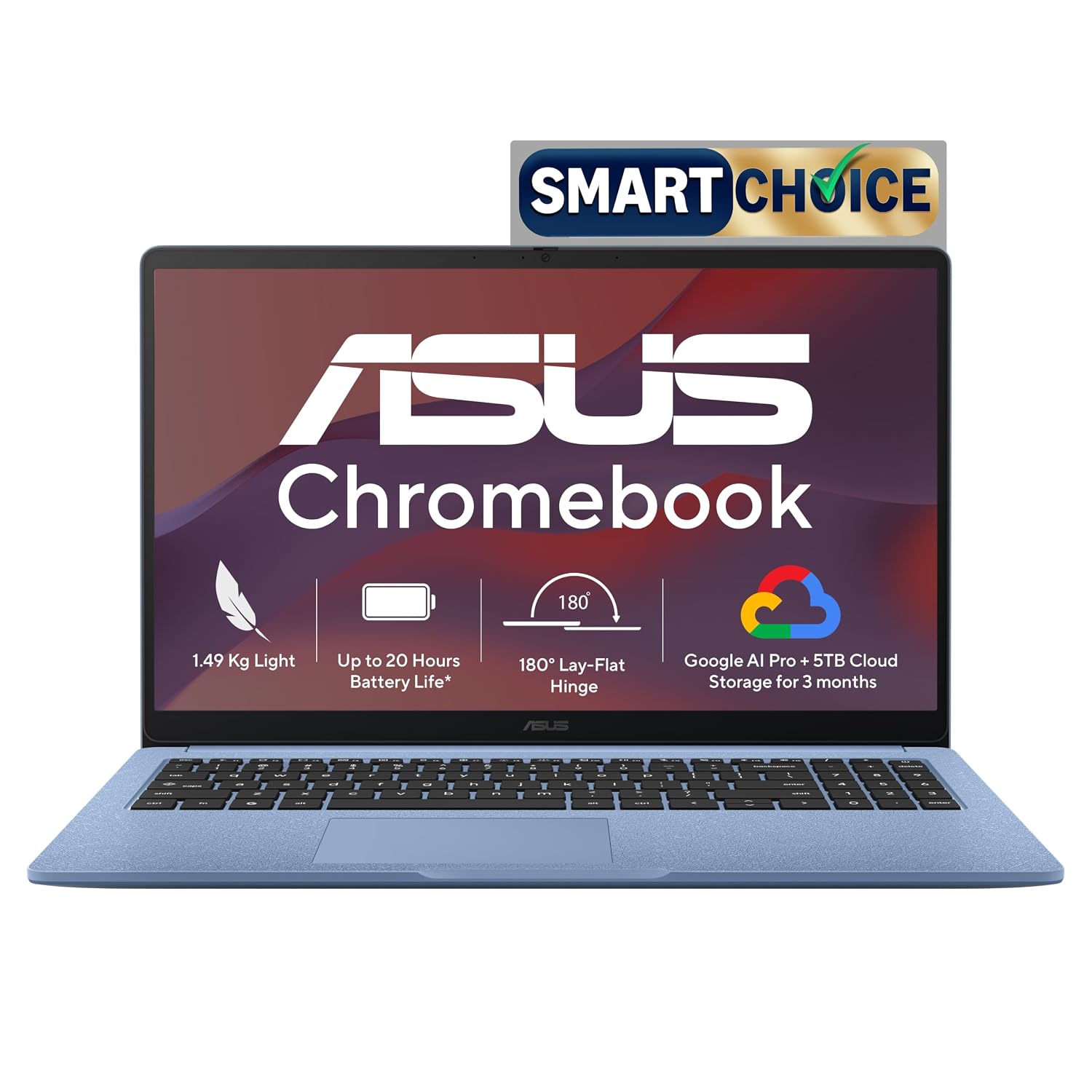 ASUS Chromebook CM1505 (2026), Smartchoice, MediaTek...