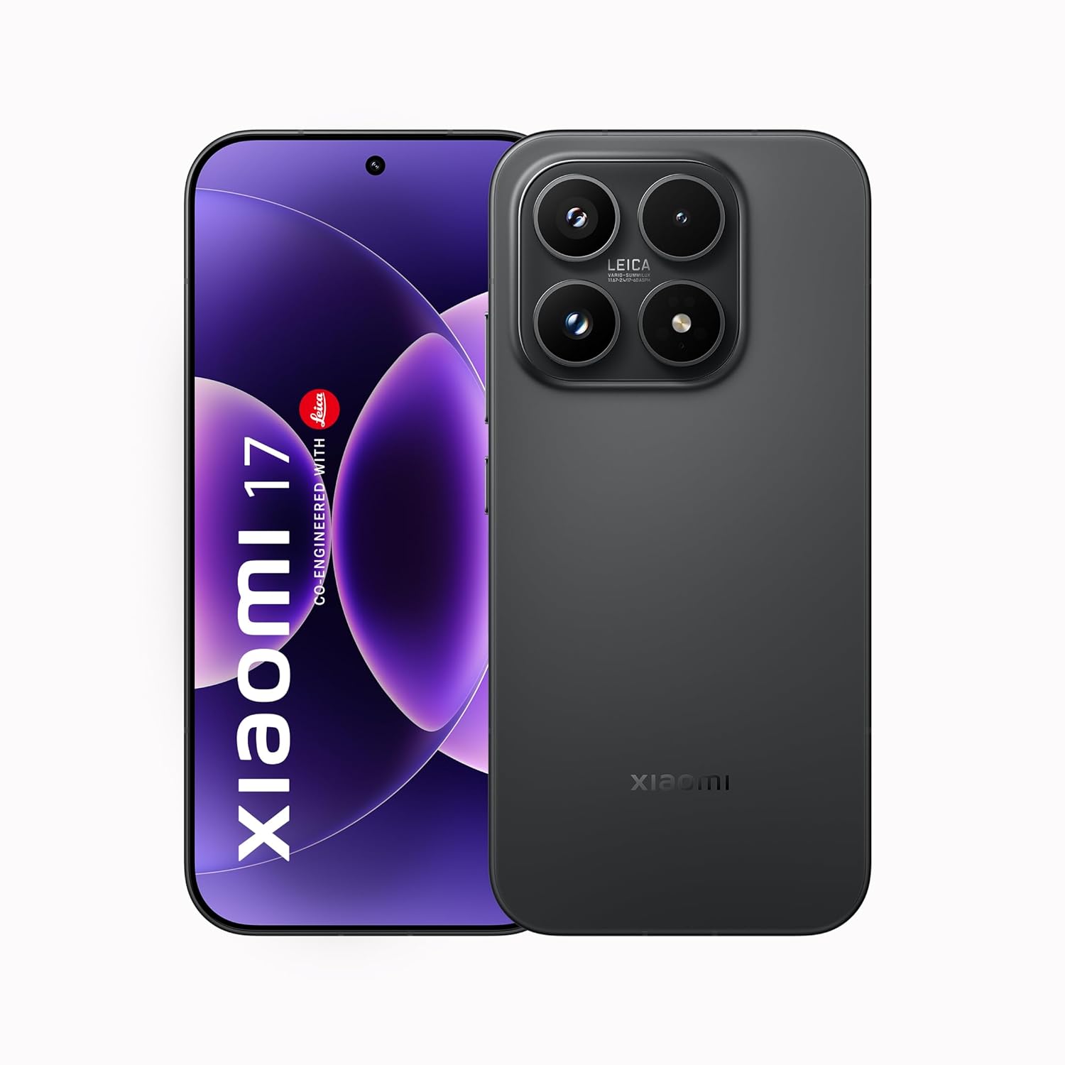 XIAOMI 17 (12GB/512GB)|50MP Leica Triple Camera|Snapdragon 8 Elite Gen 5|6.3' CrystalRes 1-120Hz AMOLED|6330mAh Battery|100W HyperCharge HyperOS 3|3500nits Display (Black)