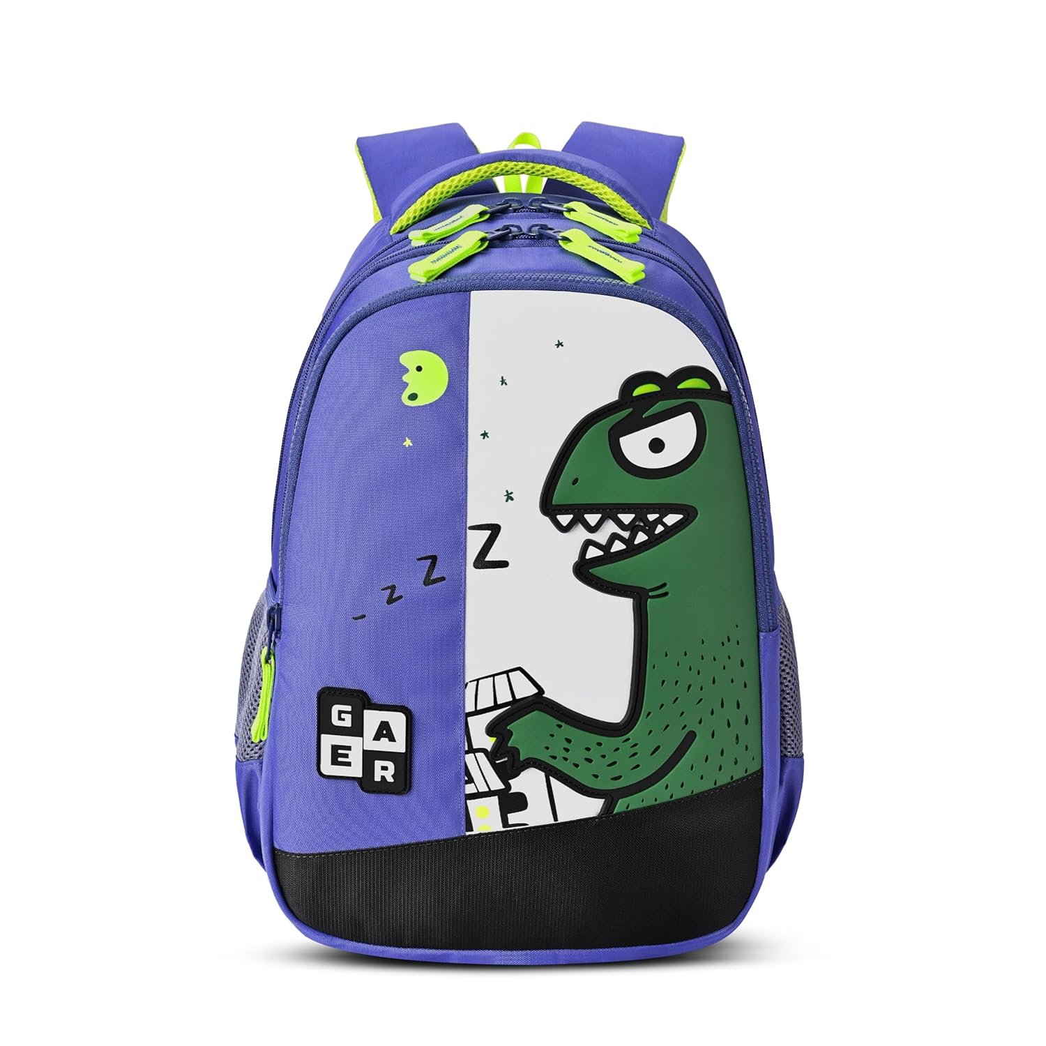 Gear Giant Monster Backpack 15'/20L Small Water Resistant School Bag Casual Backpack Daypack Kids Bag for Boys/Girls (Blue-Green)