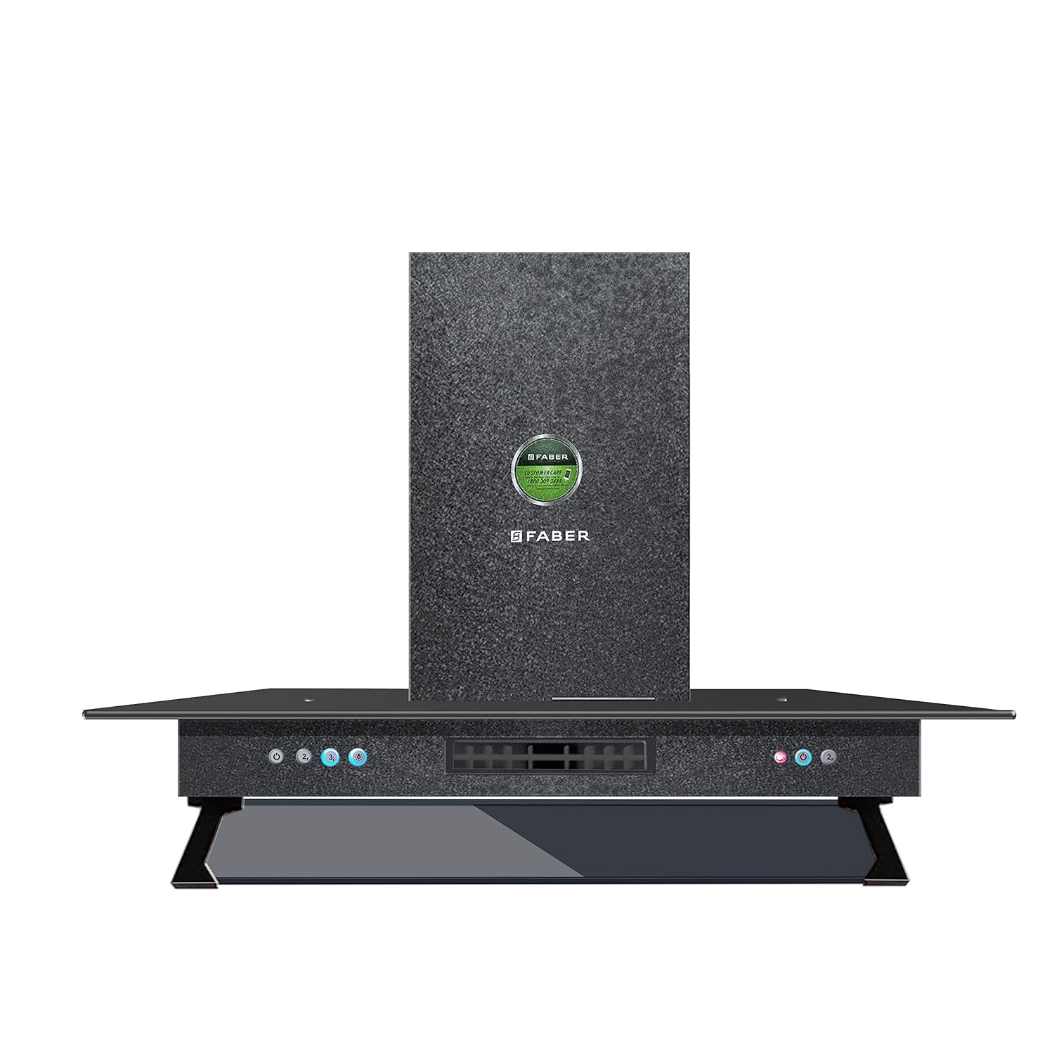 Faber 90 Cm 1000 M³/Hr Straight Glass Kitchen Chimney (Hood 3N1 Aerostation Glamour Ft Ab Ltw90, 2 Baffle Filters, Antique Black), Free 1 Year Extended warranty