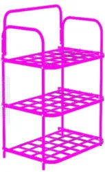 Attache Carbon Steel Collapsible Wardrobe (Finish Color - PINK, DIY(Do-It-Yourself))