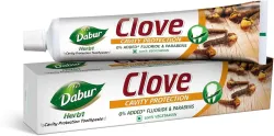 Dabur Herbl Clove Cavity Protection No added Fluoride Fights Bacteria & Relieve Pain Toothpaste (203 g)